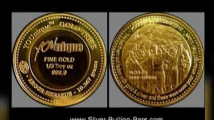 Silver Bullion Bars & Gold Coins