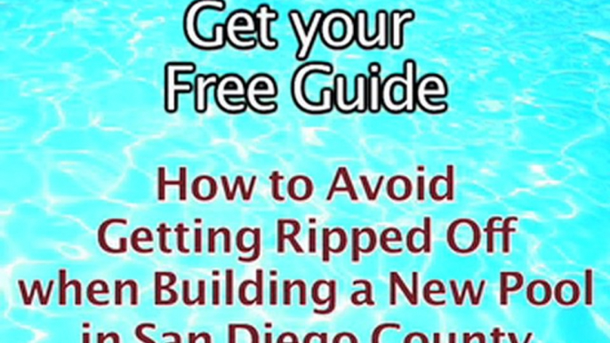 San Diego Inground Swimming Pool Construction Guide