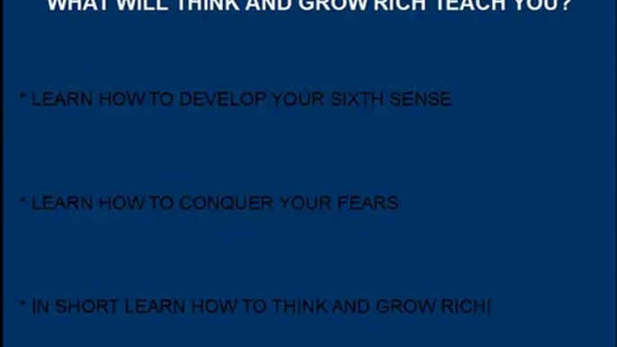 Think And Grow Rich - Discover Napoleon Hill