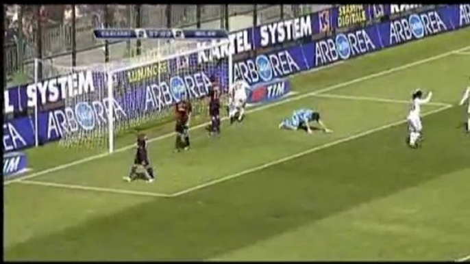 Cagliari:2-3:Milan All Goals & Highligts 03.04.2010