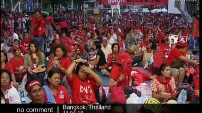 Thaïlande : manifestation des "Chemises Rouges"