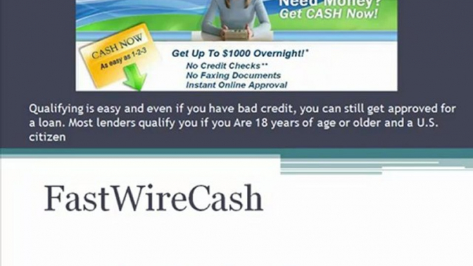 FastWire Cash Loans