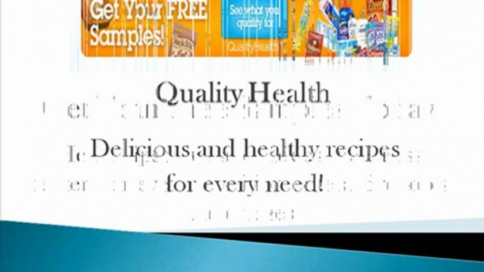 Quality Health Products Free Samples