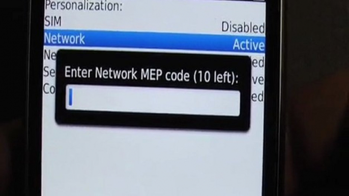 Bell Blackberry 9700 Unlock Code Instructions