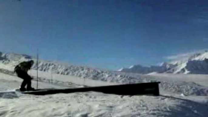 Freeride dans les Alpes (Valloire, Janvier 2010)