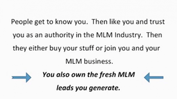 MLM Lead Generation is a must for Real Time Leads.