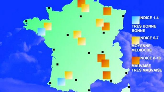 Météo 29 juin 2010: Ozone, canicule? et orages