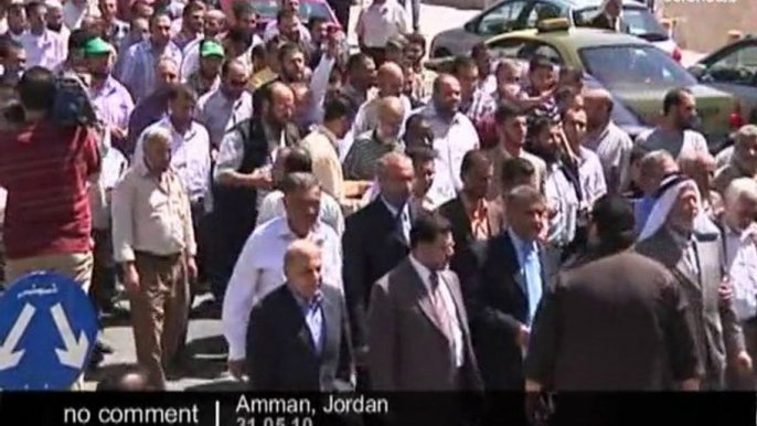 Jordan: demonstration against Israeli... - no comment