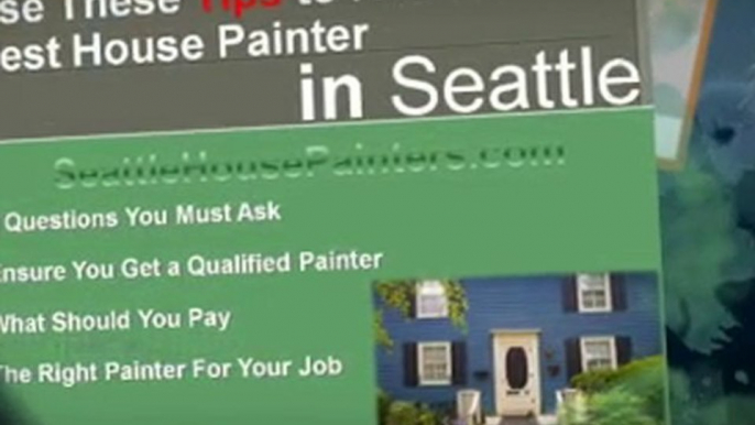 Seattle House Painters - Painting Houses In Seattle