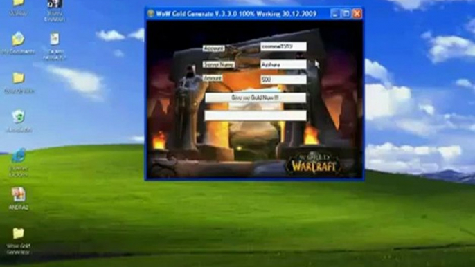 YouTube- World of Warcraft Gold Hack 3.3.3. Update 100% ...