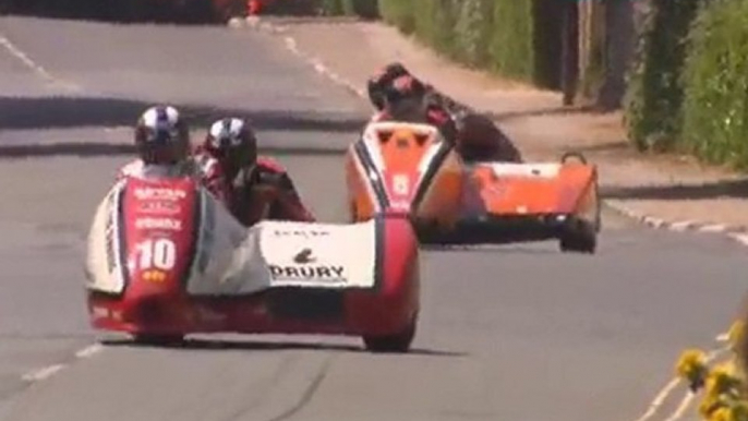 Sure Sidecar Race2 2010 Isle of Man IOM.TT