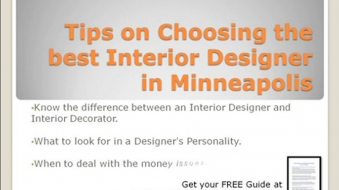 Minneapolis Interior Designer