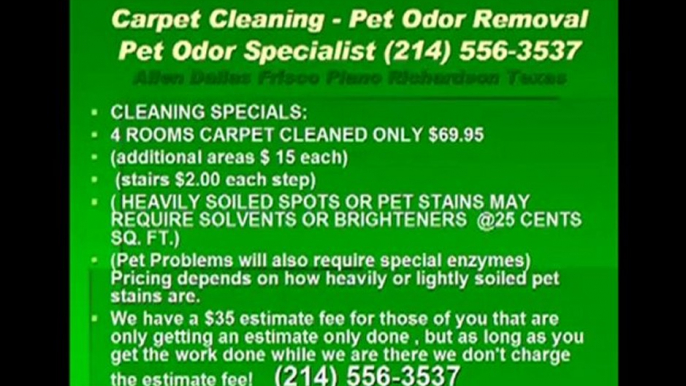 Carpet cleaning dallas water extraction pet odor removal Are