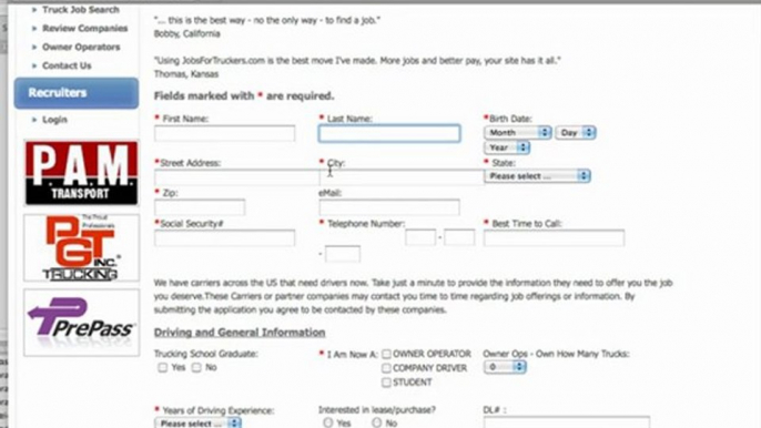 Trucking Jobs - Best Way to Apply For Trucker Jobs