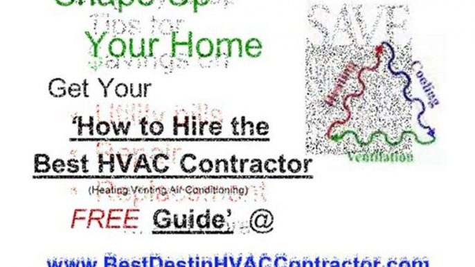 Hire the Best Destin,Fort Walton Beach,Crestview, HVAC Syst