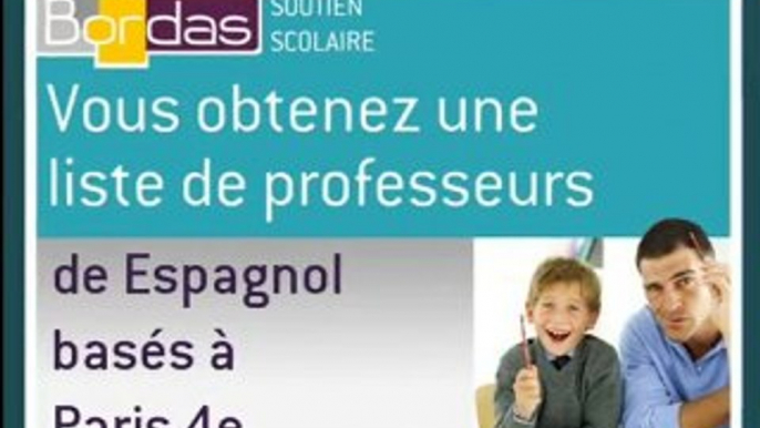 Cours particulier Espagnol - Paris 4e