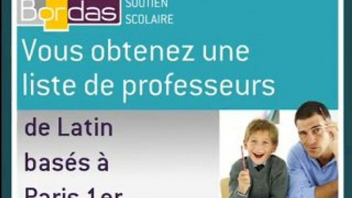 Soutien Scolaire Latin - Paris 1er