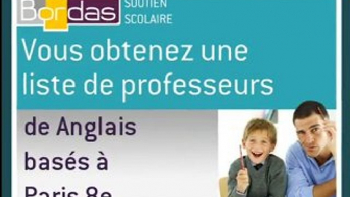 Cours particulier Anglais - Paris 8e