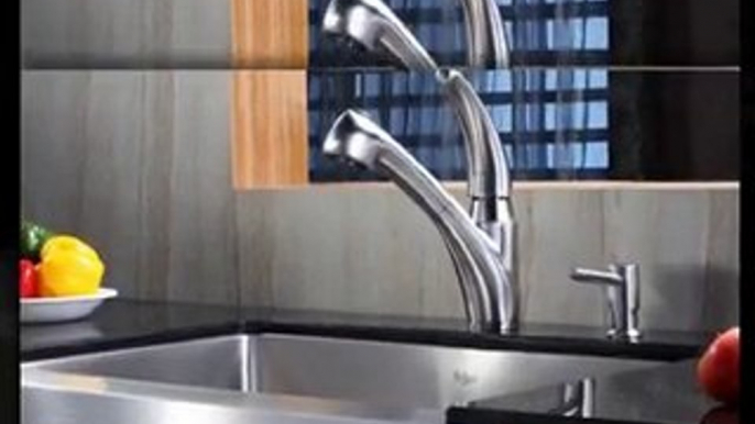 Kraus 16 Gauge 30 inch Kitchen Sink, Faucet KPF-2110 & ...