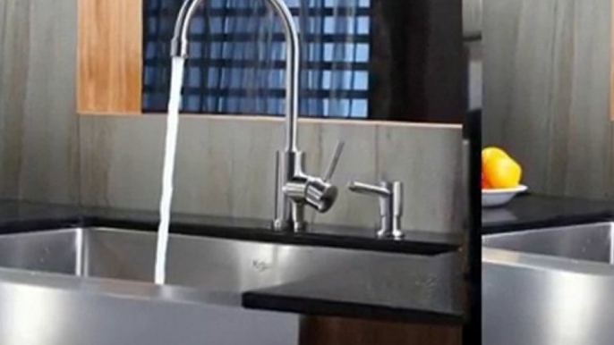 Kraus 30 inch Stainless Steel Kitchen Sink, Faucet ...