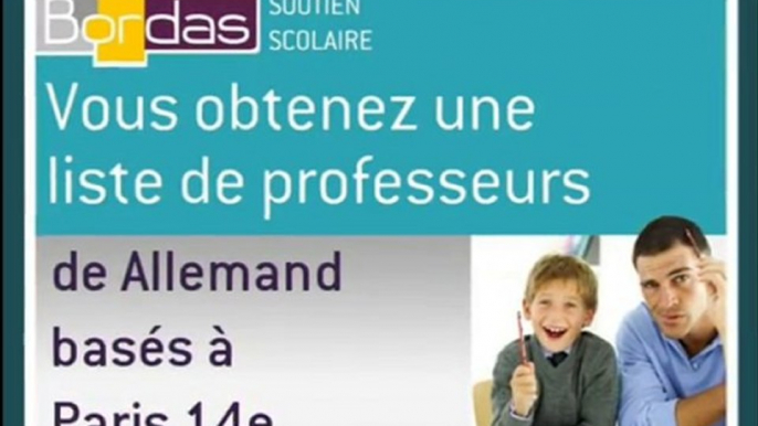 Cours particulier Allemand - Paris 14e