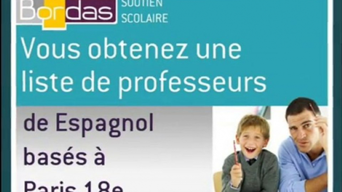 Soutien Scolaire Espagnol - Paris 18e