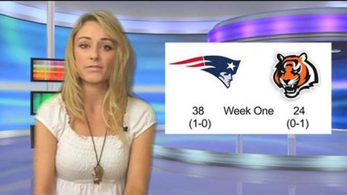 NFL Week One Highlghts Patriots vs Bengals Records Recap