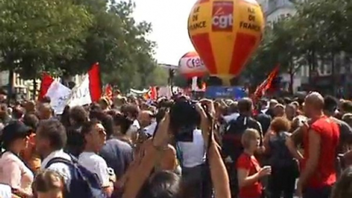 Manifestation du 4/9 contre la réforme des retraites à Paris