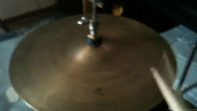 Vintage Pasha Paper Thiin hi-hat cymbals  yahoo auction