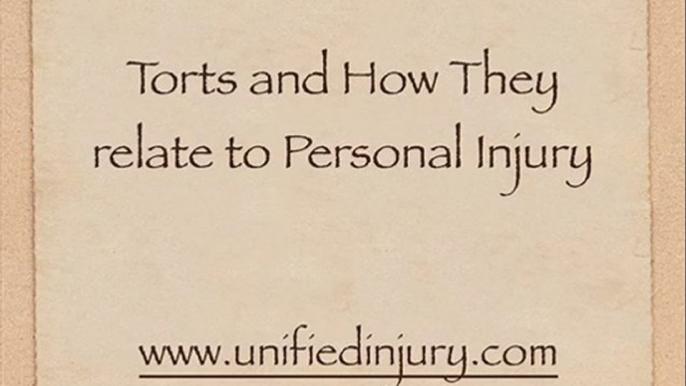 Personal Injury Attorney: Torts & Injury