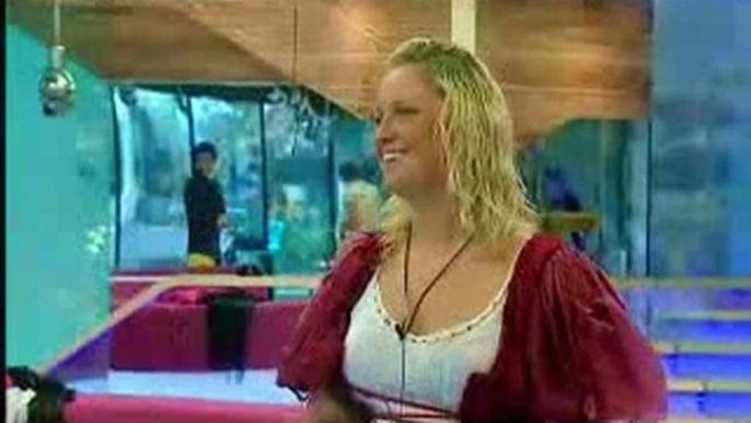 BB11 Day 58 1/3 Josie: "You're touchy feely today arent ya?"