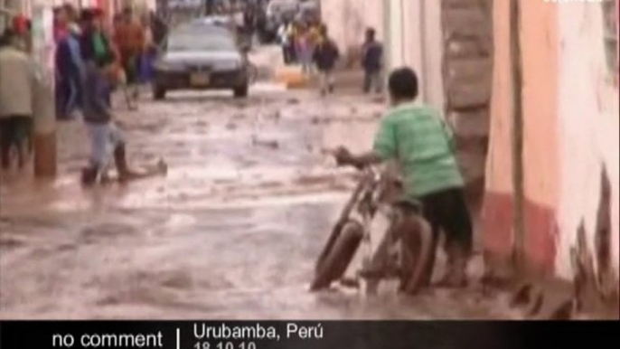 At least 20 dead in Peru mudslides - no comment