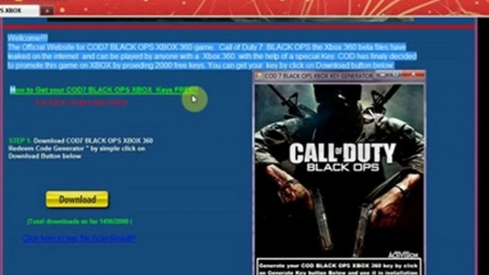 BlackOps Xbox 360 Cracks& Key Gen Working Edition Free