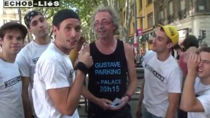 Les Echos liés avec leur fan Gustave Parking