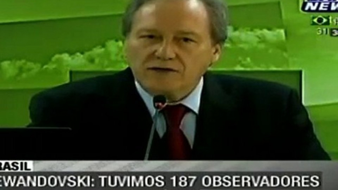 Cifra récord de observadores extranjeros en comicios brasileños