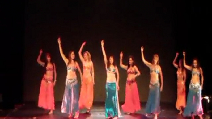 Sherazade Bellydance et ses élèves débutantes - Gala fin d'année Cours de Danse Orientale