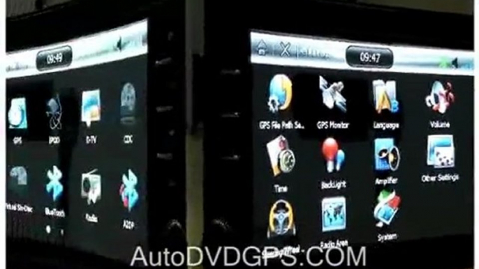 AUTODVDGPS new 5 series car dvd gps unit show