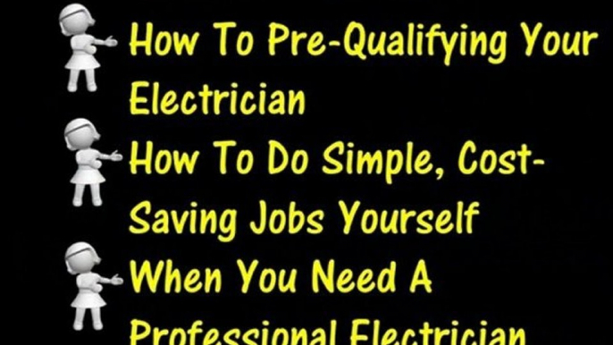 Best Tampa Florida Electrician and Tampa Electricial Service