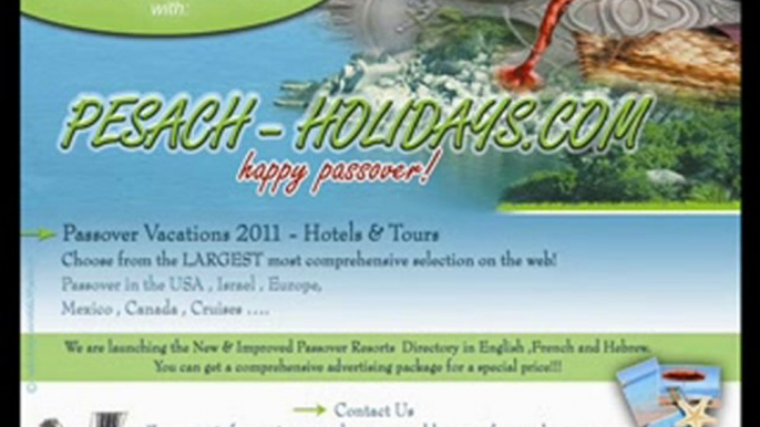 PASSOVER DEALS 2012-passover italy-passover mexico-pesach spain-pessach switzerland-pesach greece-passover greece