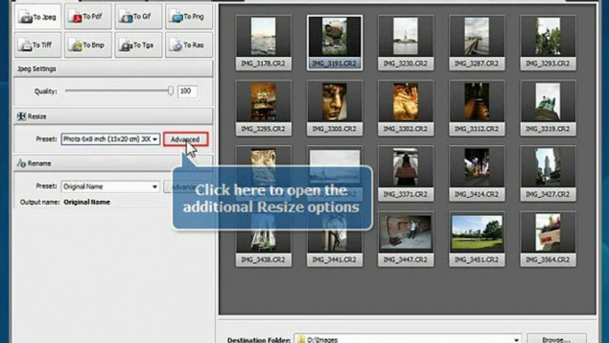 How to resize images using AVS Image Converter?