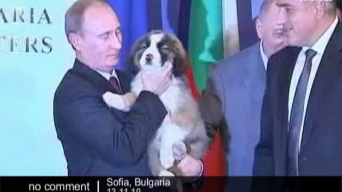Putin visits Bulgaria - no comment
