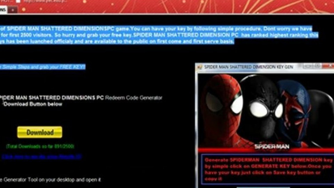 Spider-Man Shattered Dimensions Serial Keygen Crack + Torent