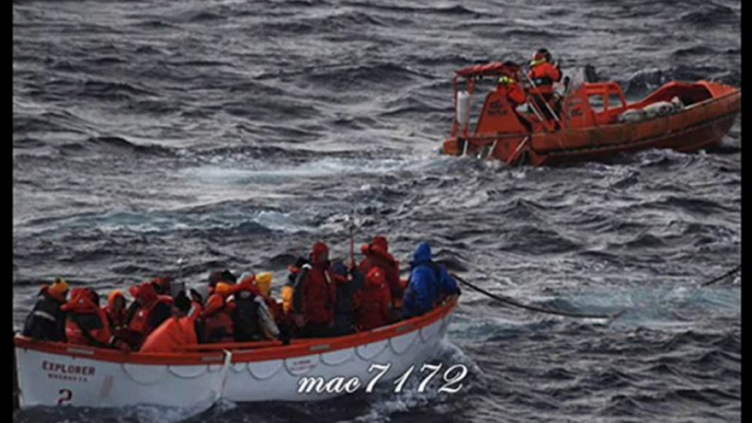 Antarctic Explorer Cruise Ship Hits Ice Sinking