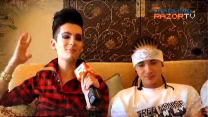 RazorTV interview with Tokio Hotel /PART 1/ (russian subs)