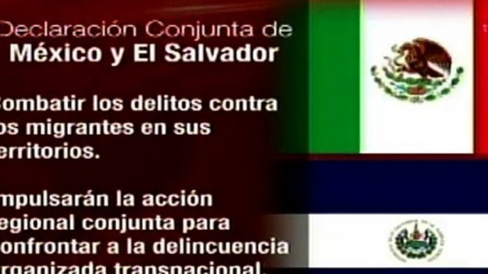 Declaración conjunta México y El Salvador