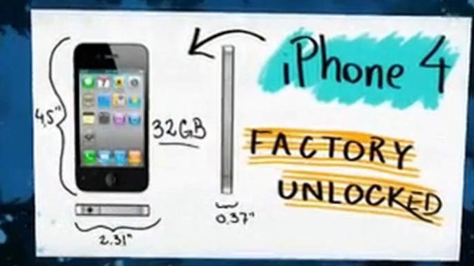 Commercial 3: Factory Unlocked Apple iPhone 4 SALE