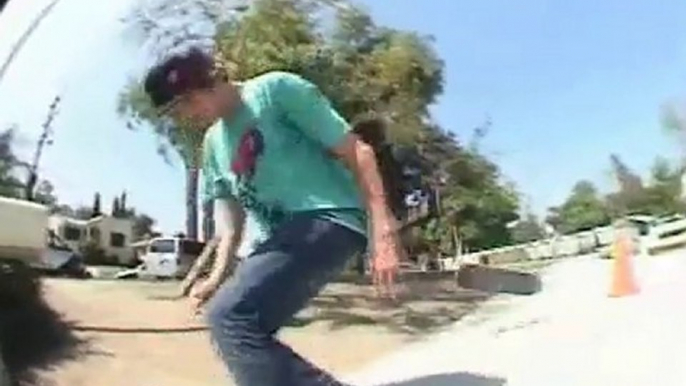 Ryan Sheckler skateboarding