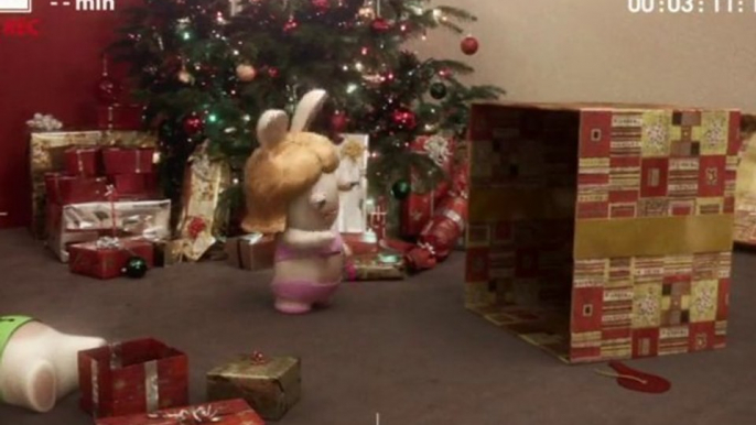 Les Lapins Crétins ! Les lapins crétins fêtent déjà Noël !