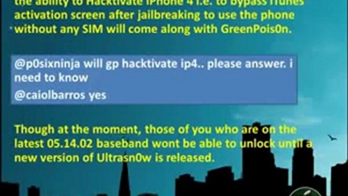 [GREEN POISON UPDATED] How to jailbreak iOS 4.1 (11th ...