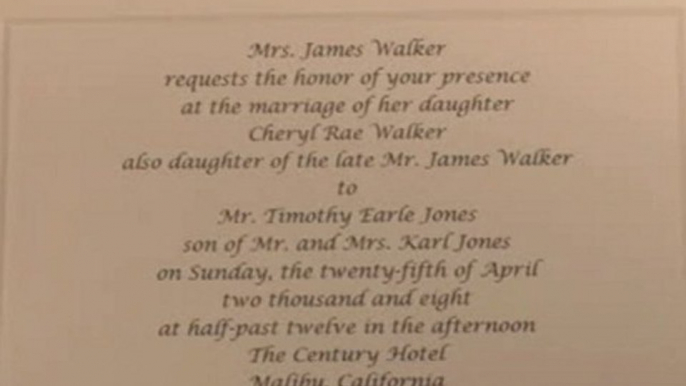 Wedding Invitation Wording : How do I word my invitation when the bride or groom wish to honor a deceased parent?